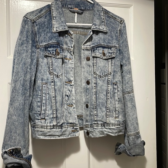 Free People Rumors denim jacket, like new